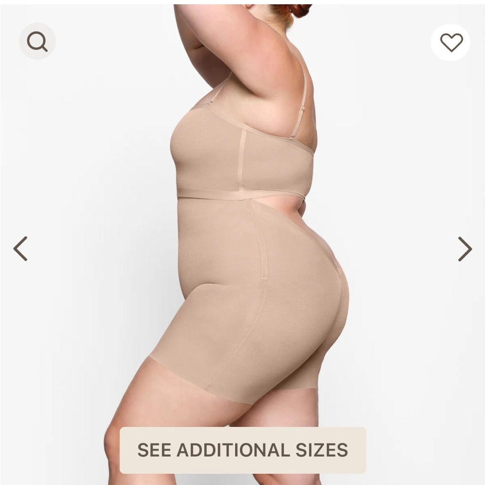 SKIMS Tan Shapewear Bodysuit
